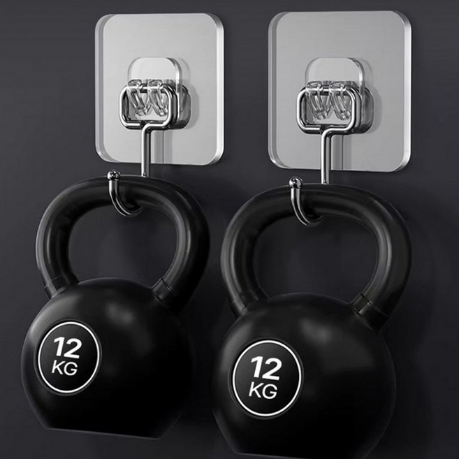 마이티훅 3세대 초강력 무타공 접착식 후크 걸이, 투명, 1세트