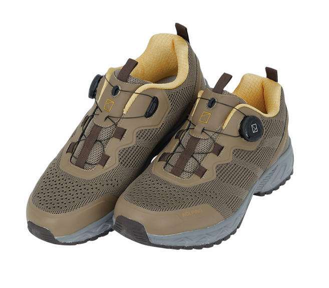 5층 콜핑 남성 가볍고 쿠션감 고무창 바닥 미끄럼 방지 쟈가드 다이얼 트레킹화_크레이트_브라운_KWM1400M_송파점