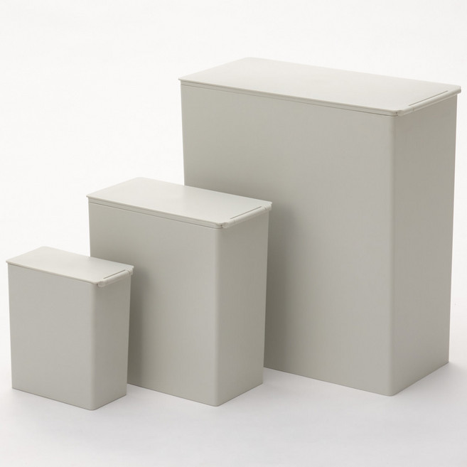 [무인양품] 더스트 박스 탁상용 소용량 (뚜껑 부착), S 3L 4549738359845