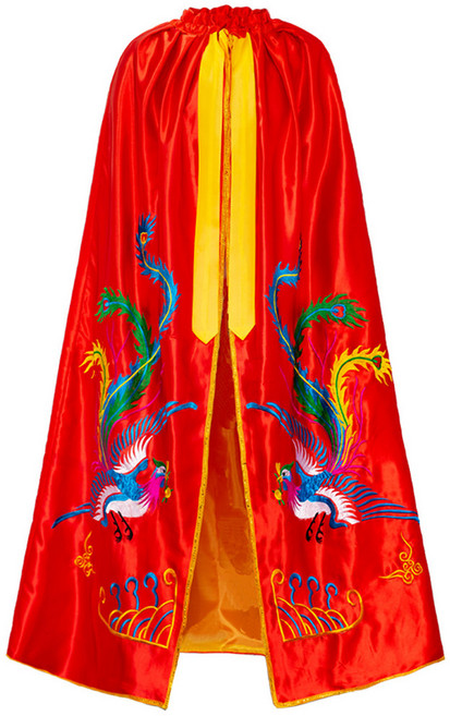 무속인 가운 무당옷 점사복 무속인의상 연극 칼라 높이1 2m 사주 신복 스커트 법당, 붉은색, 높이 2미터 너비 3미터, 1개