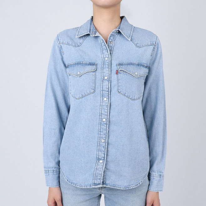 리바이스 여성 웨스턴 데님 셔츠 868320049