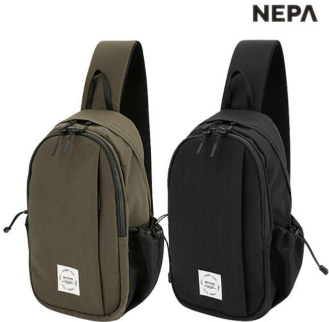 [백화점상품] 네파 공용 다용도 캐주얼 멜리 슬링백/가방 어깨편한가방 남녀공용가방, 000, 블랙(C01)