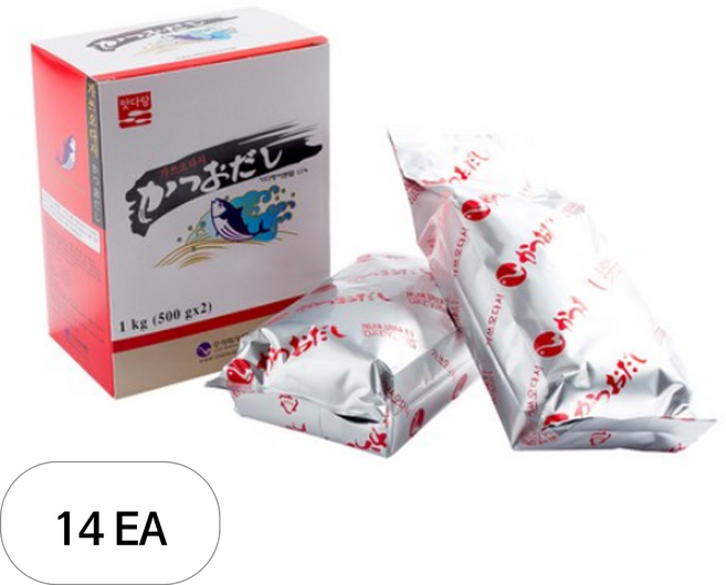 대왕 혼다시 가쓰오다시, 1kg, 14개