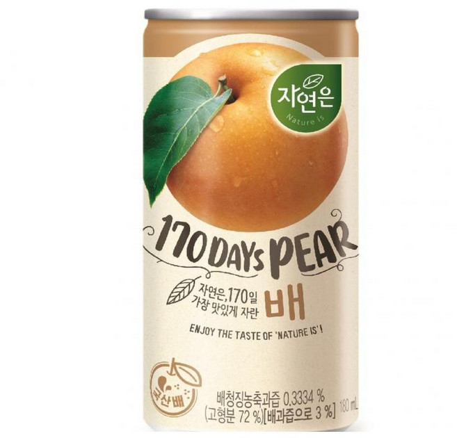 자연은배 웅진식품 180mlx30개, 30개, 180ml