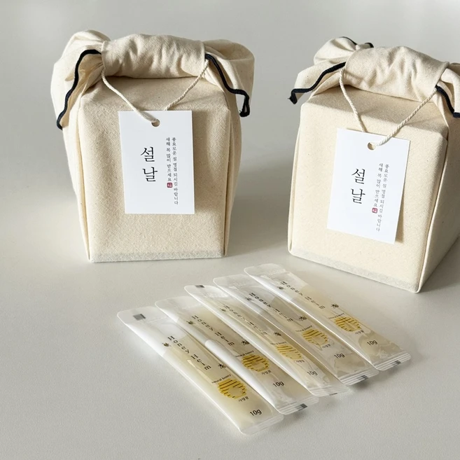 1+1 어린이집 명절선물 꿀스틱 사양, 2개, 200g - 쿠팡