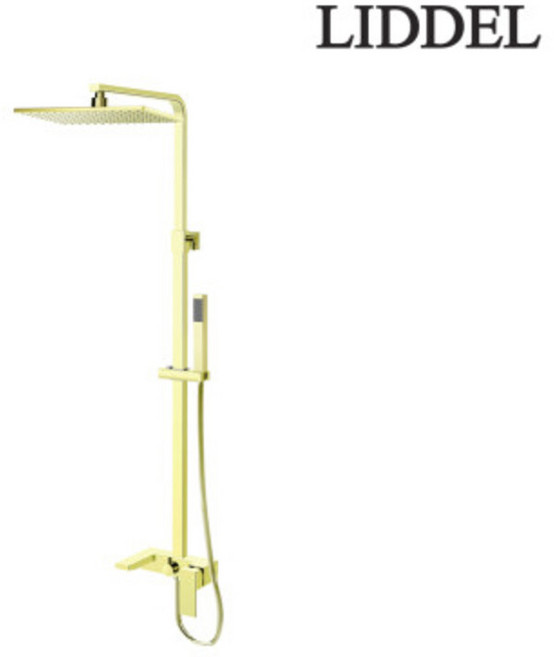 LIDDEL 리델 욕실 레인샤워수전 골드 GRS600GD, 1개
