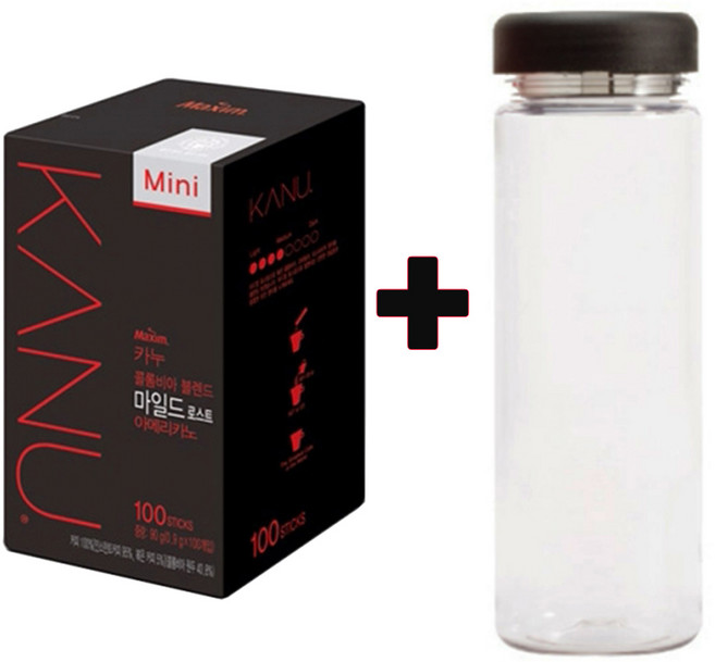 카누 미니 마일드 아메리카노, 100Tx1개+워터보틀, 1개, 100개입, 900mg, 900mg