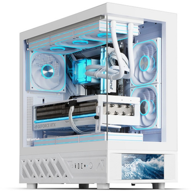 (darkFlash) DS950V ARGB 디스플레이 (미들타워) (화이트), 1개, DS950V ARGB 화이트