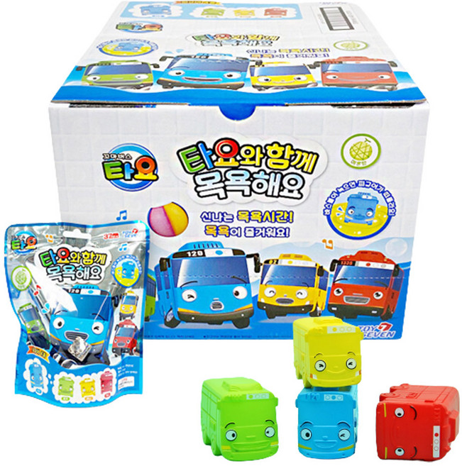 [토이세븐] 타요 바스볼 8개세트, 8개, 80g