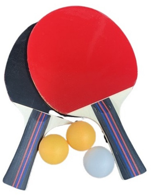 탁구라켓 세트 초보 입문자용, 1개