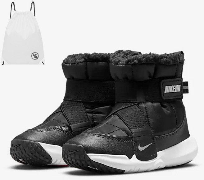 나이키 어린이 찍찍이 포근한 신발 겨울 따뜻한 부츠 + PGN짐쌕가방