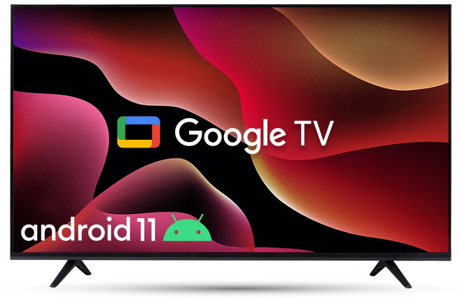 와이드뷰 FHD LED 안드로이드11 구글 TV, 109cm(43인치), 정품ekw43fa11/109cm, 스탠드형, 고객직접설치
