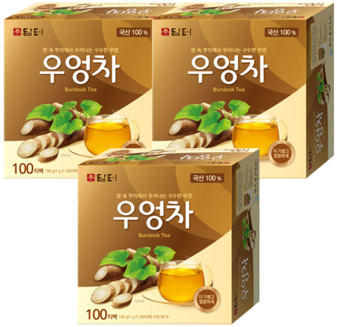 담터 우엉차, 1g, 100개입, 3개