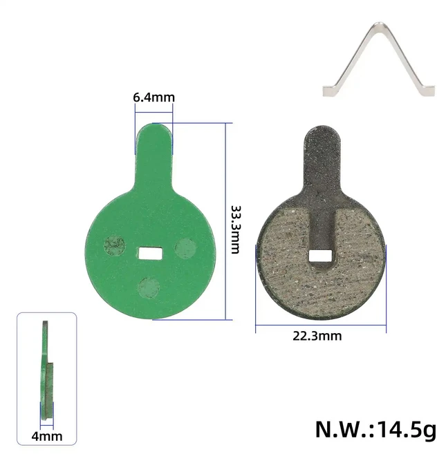 Xiaomi M365 Pro KUGOO G2 PRO M4 전기 스쿠터 브레이크 캘리퍼스 패드 용 반금속 세라믹, 06 Ceramic