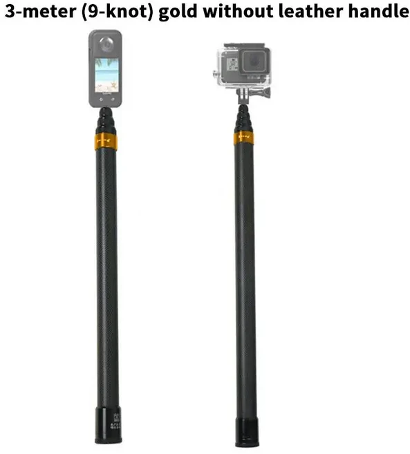 호환 카본 파이버 셀카봉 삼각대 슬림 카메라 연장 초장거리 투명 연장 스틱 셀카봉, 04 A3, 06 A3