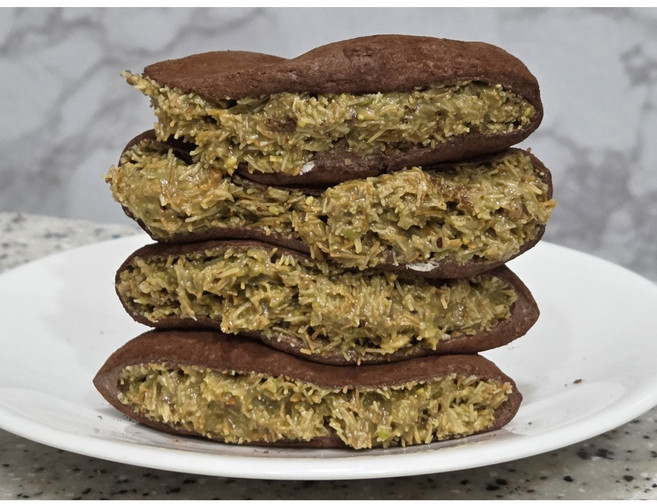 두바이쫀득쿠키 60g 4개입 두바이쫀득볼 두바이초콜릿 쫀득쿠키 피스타치오 카다이프