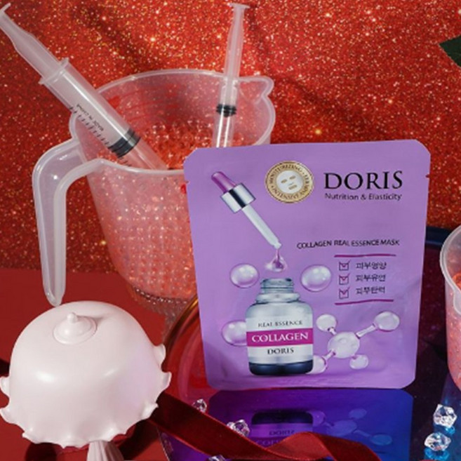 시트팩 오디 10매 콜라겐 수분팩 얼굴 탄력 영양팩, 1개입