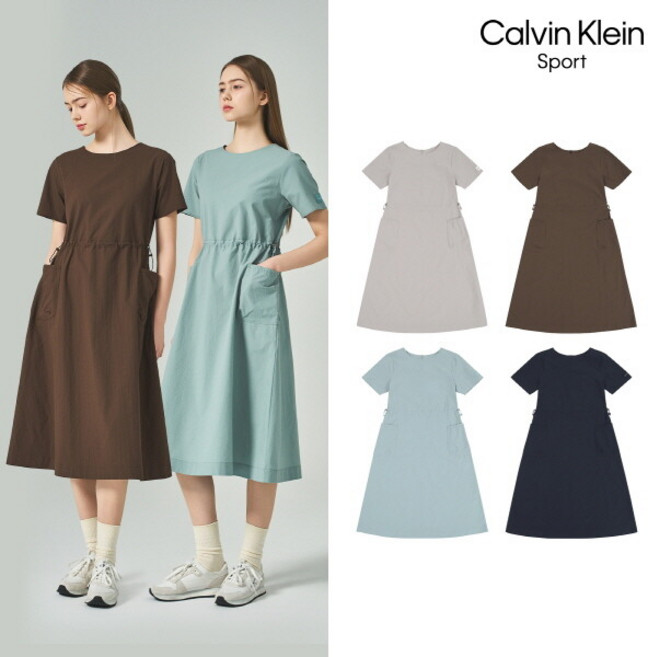 [캘빈클라인스포츠] O 여성 라운드넥 원피스 1종