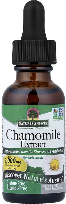 헁복하고 건강하세요 Nature's Answer 카모마일 추출물 알코올 무함유 30ml(1fl oz) 늘 챙기셔야합니다, NaturesAnswer카모마일추출물알코올무함유30ml, 1개, 30ml - 쿠팡