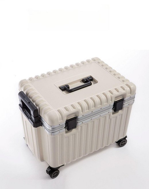 화구캐리어 미술 이동식 카트 전문가 트롤리 미대 박스 도구 입시 가방 프레시 휴대용, 기본 색상