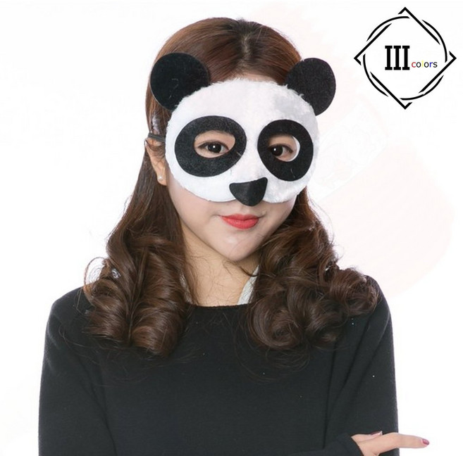 귀여운 동물 반가면 할로윈 파티 소품 가면 무도회, 1개, 상세페이지 참조