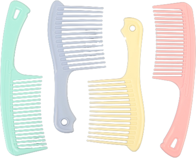 미용 도끼빗 택1 넓은 굵은 모발 헤어 손상방지 가정용 목욕탕, 1개, 색상랜덤 긴 대형 빗, 긴  대형 빗