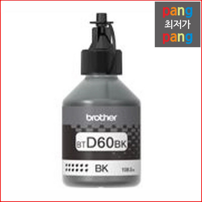 로켓전산 브라더 MFC T810W BTD60BK 검정 정품잉크, 1개