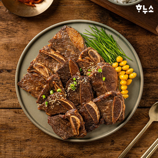 하누소 양념 LA갈비 500g 5팩, 5개