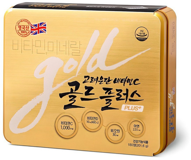 고려은단 비타민C 골드 플러스, 180정, 5개