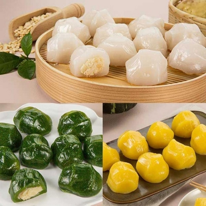 기타 [안흥골짜기] 안흥 감자떡 600g + 쑥감자떡 호박감자떡, 1박스