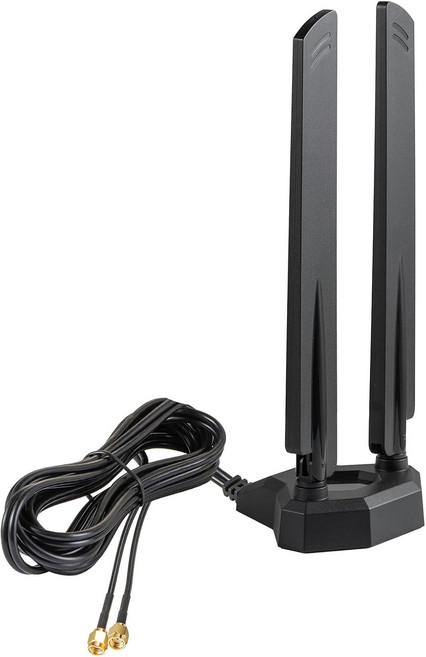 WiFi 6 6E 트라이밴드 2.4GHz 5GHz 마그네틱 베이스 RP-SMA 안테나 PC 톱 컴퓨터 블루투스 카드 게이밍 마더보드용 신호 강화