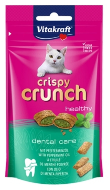 크리스피크런치 고양이 덴탈 간식, 페퍼민트, 60g, 8개