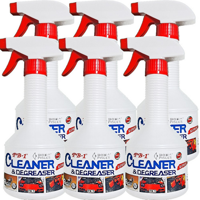 피비원 다목적 세정제, 600ml, 6개