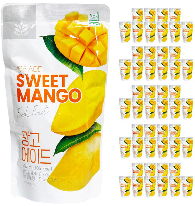 발란스그로우 망고 에이드, 230ml, 50개