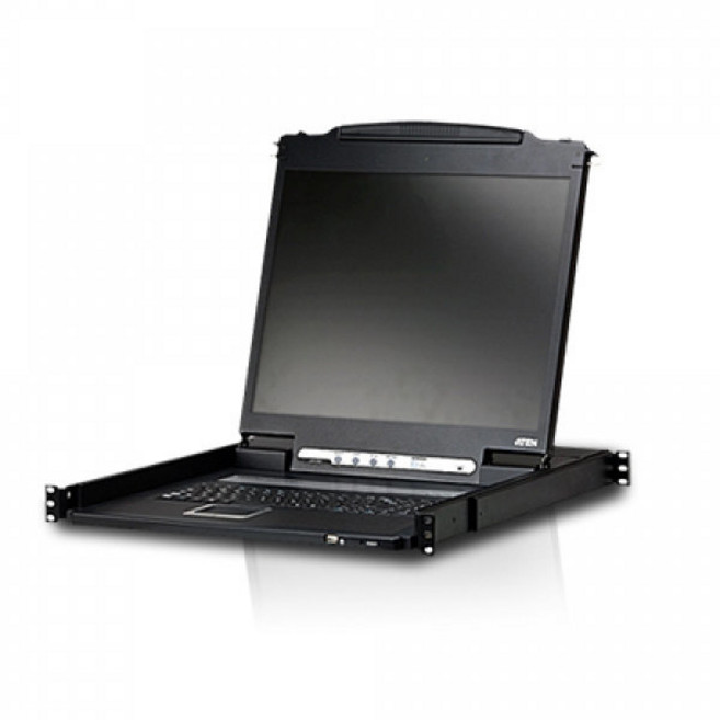 ATEN CL3000N 19인치 PS/2-USB VGA LCD 콘솔 경량형 KVM스위치, 1개