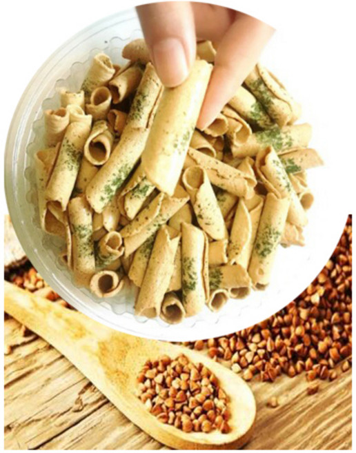 봉평원 메밀 전병과자 220g*2통- 메밀과자, 2개, 220g