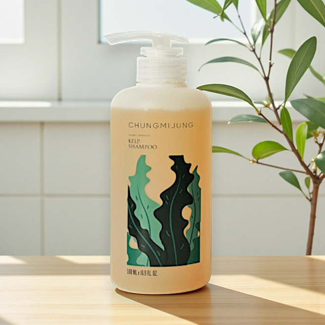 (정품)(특별기획) CHUNGMIJUNG 청미정 다시마 샴푸 두피완화개선 비듬샴푸(20ml)증정, 1개, 500ml