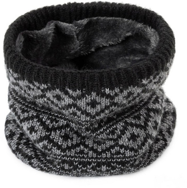 목 보호 목도리 남자 추동 방한 니트 목도리 겨울 목도리 뉴타임즈 W034H844