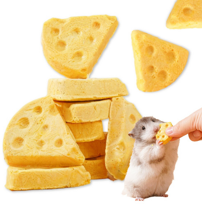 햄찌무드 햄스터 이갈이 간식 동결건조 과일 치즈 12P, 1세트