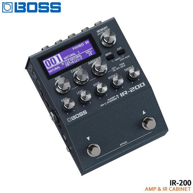 보스 IR-200 앰프 캐비넷 페달 BOSS IR200 기타이펙터, 1개