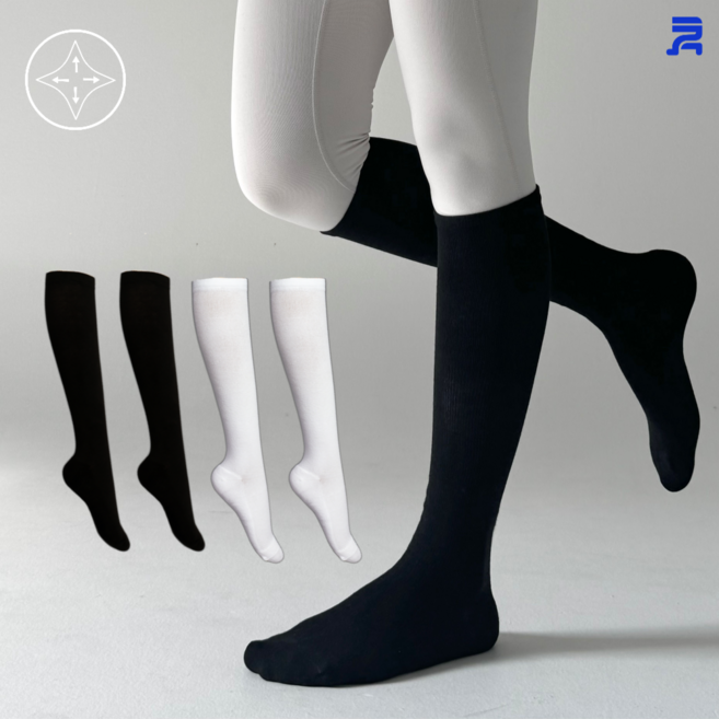 청춘양말 러닝 니삭스 여자 골프 컴프레션 압박 스포츠 양말 코튼런핏