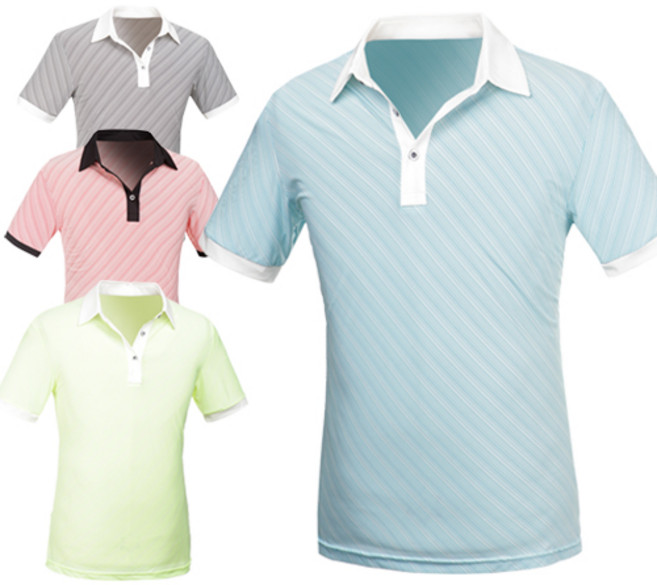 마스터베어 남성용 사선스트라이프 티셔츠 CTMP2064