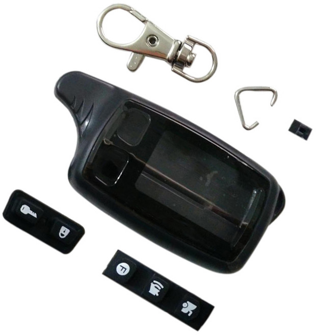 GEEKI 차량용 자동차 Tw-9010 키 케이스 체인 Tomahawk TW9010 TW9020 TW9030 알람 원격 제어 바디 커버 하우징 쉘 TW-9020 TW-9030, 1개