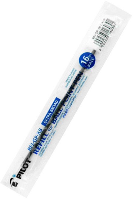 PILOT 百樂 RJ5-GP-XB Extra Broad 1.6mm 鋼珠筆替芯, 黑色 0.7mm, 1個