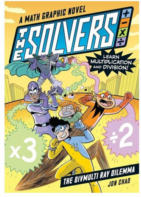 The Solvers Book #1: The Divmulti Ray Dilemma (A Math Graphic Novel) Paperback (해외판) Learn Multipl, The Solvers Book #1: The Divmu, 1개