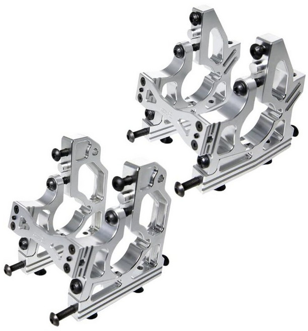 GTBRacing CNc 미국매장정품+ 알루미늄 전면 후면 중앙 차동 마운트 Diff 기어박스 브레이스 1 5 RC 자동차 LOSI DBXL DBXL-E V1.0 MTXL 업그, 실버.