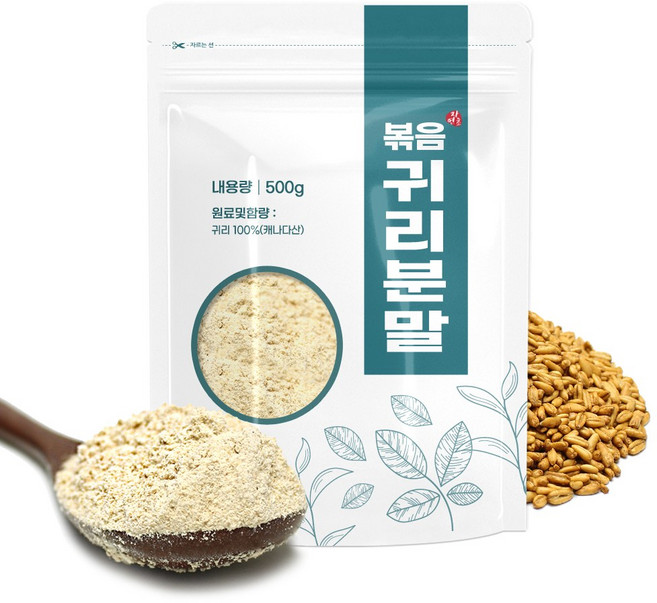 자연초 볶은 귀리분말, 2개, 500g