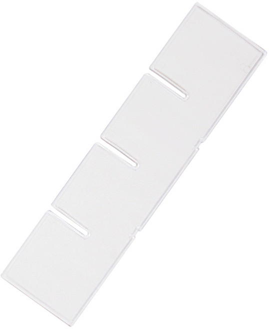 모아이샵 다용도 투명 수납함(대형) 601 칸막이(조립식 401 407 공용), 1개, 세로