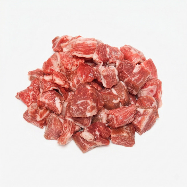 냉동/호주산 하이엔드 램 꽃갈비살 양큐브 300g(150gx2), 2개, 150g