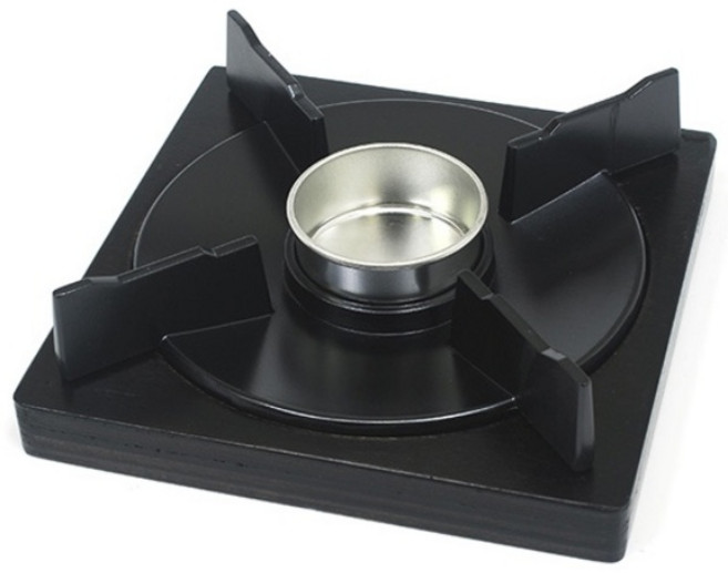 일회용 알콜 사각화로 우드워머set, 170mm, 1개